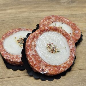 Hamburger met ajuin